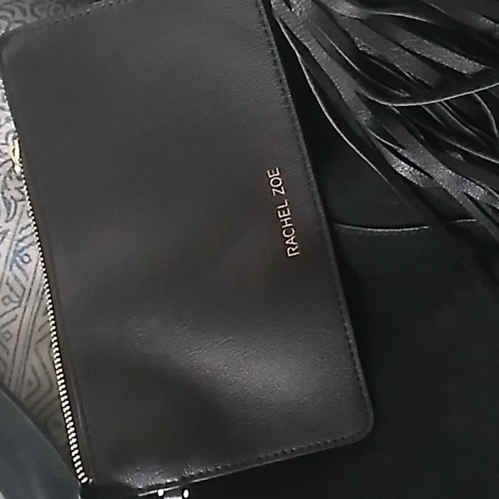 Rachel Zoe bag, leather tassels, faux body - Picture 3 of 5